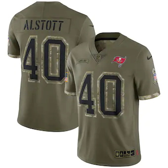 mens nike mike alstott olive tampa bay buccaneers 2022 salu